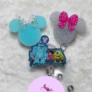 Cartoon character badge reels